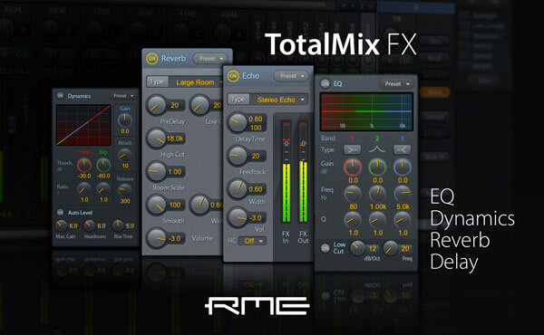 RME Audio TotalMix Info
